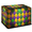 Multicolor 3, variant on ADECORIVY Mardi Gras Fabric Storage Bin with Lid, Decorative Closet Shelf Organizers, Mardi Gras Masks Foldable Basket Box Clothes Storage Bin with Handles