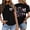 Black, variant on 250Th Anniversary Usa Shirt Women Independence Day Bow Knot Print Crew Neck Short Sleeve Tops for Everyday Wear Women's T Shirts Black L