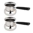 thumbnail image 2 of GROWTH TANK Chauffe-Lait pot à Beurre en Acier Inoxydable Café pot de Café Turc 180 ml, 2 of 9