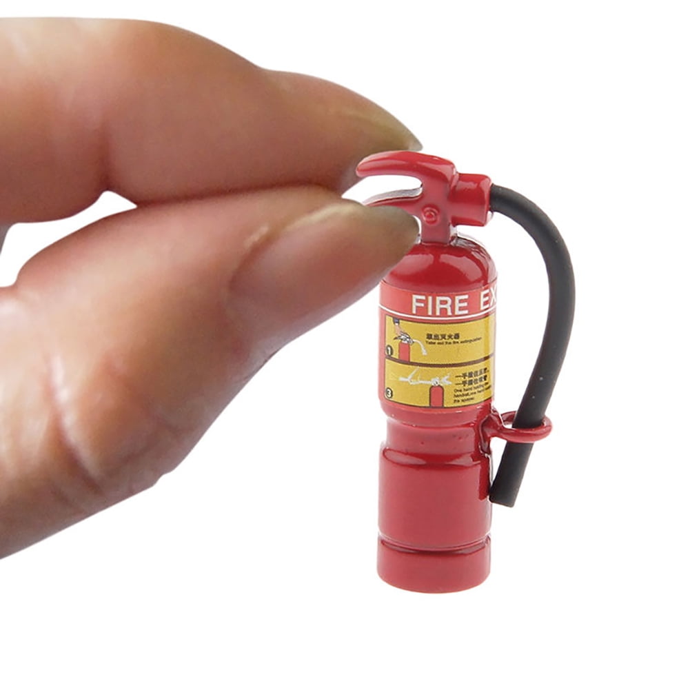 Miniature 1:12 1:6 Simulation Fire Extinguisher Dollhouse Accessories Decor Hot 