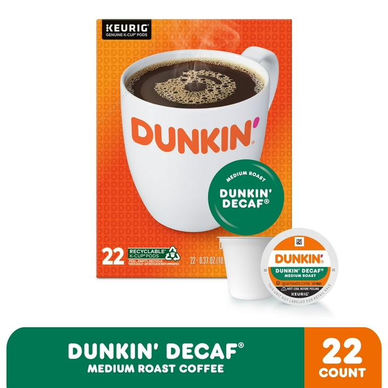 K-Cup Pods, Dunkin' Decaf, 24/Box K-Cup Pods, Dunkin' Decaf, 24/Box