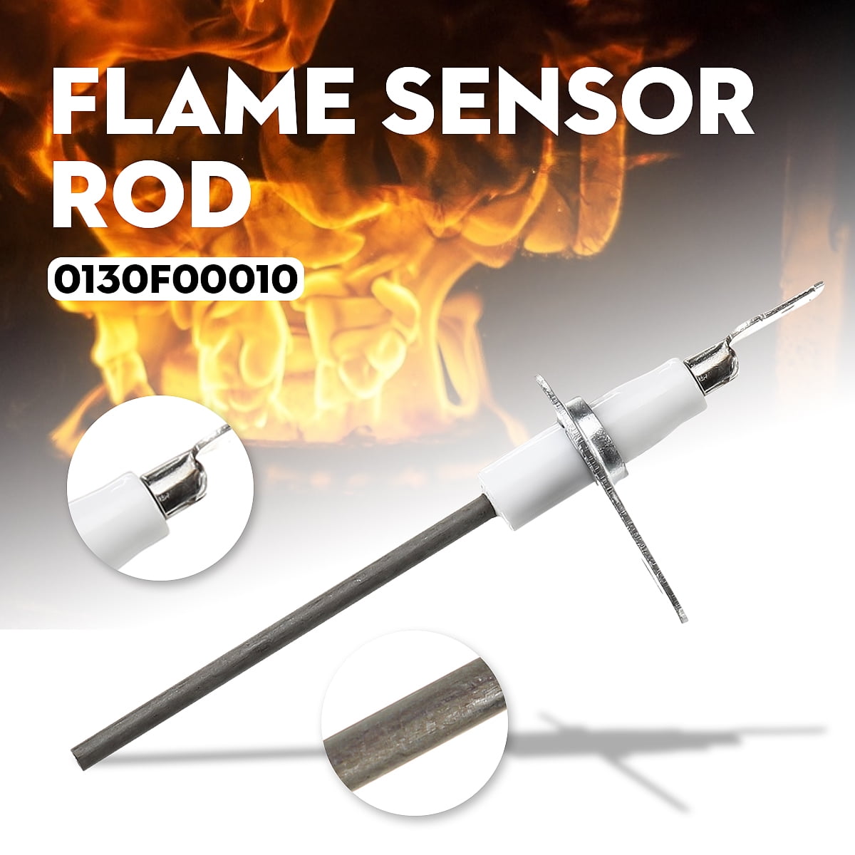 0130F00010 Flame Sensor Sensing Rod Replacement For Goodman Amana