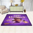 thumbnail image 2 of Dreamtimes Happy Halloween Witch Area Rug 72x48in Trick Or Treat Non-Slip Floor Carpet Comfort Floor Mats Decor for Indoor Living Dining Room and Bedroom Area, 2 of 7