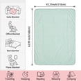 thumbnail image 4 of 1PC Solid color 3D Bubble Dot Cooling Blanket, Lightweight Breathable Summer Quilt for Hot Sleepers, Soft Textured Bed Cover for Bedroom, Couch & Travel(Green,Throw）, 4 of 4