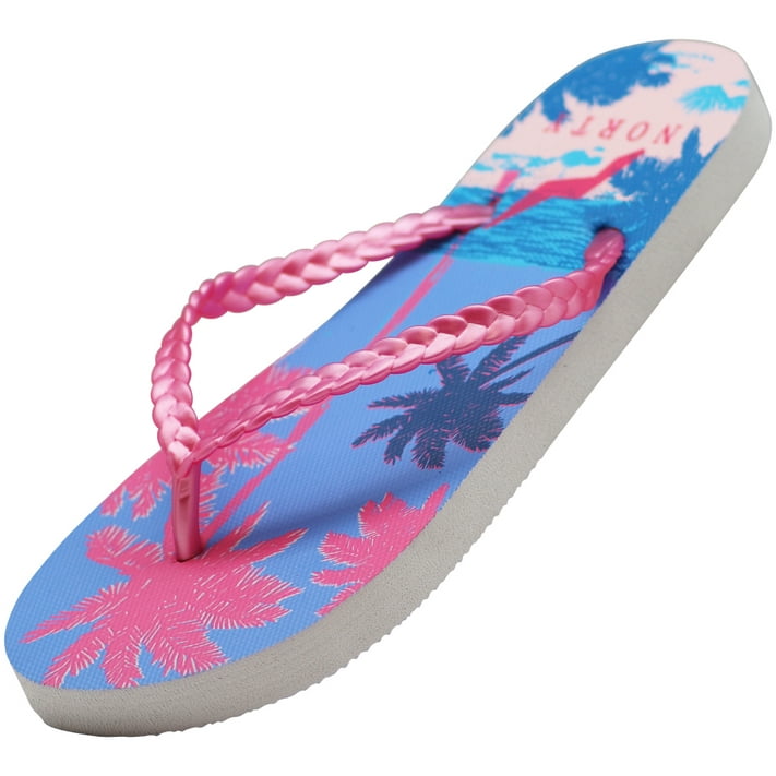 Norty Womens Flip Flops Casual Beach, Pool, Everyday Sandal Shoe 41400