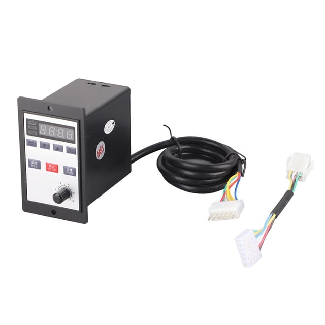 AC 220V 6 200w Unité de Contrôle de Vitesse de Moteur de Contrôleur de Vitesse Numérique 0 100% (15W Double Rangée un Port)