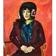 thumbnail image 2 of Sayen, Henry Lyman 26x29 Black Ornate Wood Framed with Double Matting Museum Art Print Titled - Portrait of a Girl, 2 of 4