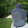 thumbnail image 4 of Mosquito Net Head Hat Bee Cap Outdoor Camping Gardening Sun Protection Hat with Net Face Cover Hunting Headgear Travel Accessory Outdoor Activity Gear Sun Hat with Face Protection, 4 of 4