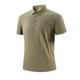 thumbnail image 1 of pstuiky camisetas de hombre, Camisa/top de manga corta de negocios, de moda, informal, para correr, para hombre, de color liso, con solapa y manga corta camisas casuales para hombre xxl, 1 of 8