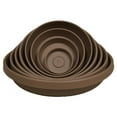 thumbnail image 1 of Bloem STT2445 Soucoupe de Plante Terra 24 Po, Chocolat, 1 of 6