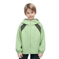 thumbnail image 4 of Xdegoge Kids Waterproof Rain Jacket with Hood Lightweight Boys and Girls Raincoat Hooded Zip Up Jackets Outerwear, 4 of 9
