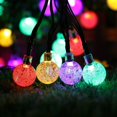 thumbnail image 3 of Guirlande Solaire Exterieure, 6.5M 30 LED Guirlande Lumineuse Boules Lampe Solaire 8 Modes Etanche Exterieu Décorative pour Soirée, Mariage, Jardin, Patio, Magasin, Maison, Multicolore, 3 of 5