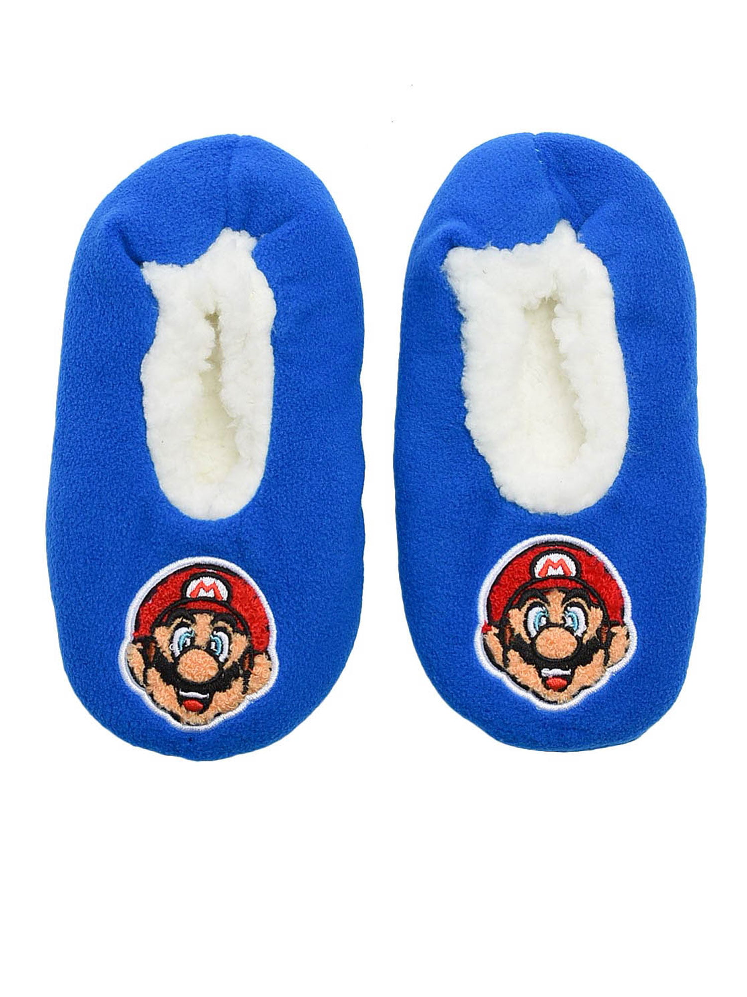 Super Mario Fuzzy Babba Slipper Socks w 