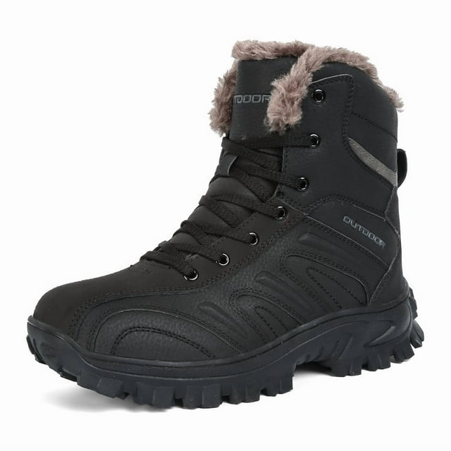 Chaussures de Sport Décontractées Automne/hiver pour Hommes, Confortables et Chaudes en Coton, Bottes de Neige à la Mode pour la Randonnée en Plein Air