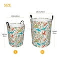 thumbnail image 2 of Lsque Wild Sea Life pattern Laundry Hamper Basket, Tall Woven Rope Hamper Basket for Clothes, Lightweight Storage Basket, Collapsible Waterproof-Small, 2 of 8