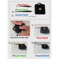 thumbnail image 3 of 1pc Glow In The Dark ABS Wall Clock,Creative Solid Hanging Clock For Home, 3 of 5