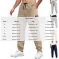thumbnail image 3 of Afuyipoi Mens Lightweight Sport Pants Casual Elastic Waist Drawstring Jogger Pants with Pockets Navy Size 2XL, 3 of 8