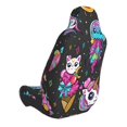 thumbnail image 2 of KLL Cat Icecream Pattern Seat Covers,Universal Fit Sedans,Cars,Vans,SUV,Truck, 2 of 5