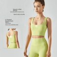 thumbnail image 2 of Sujetador deportivo para mujer, cuello sexy, espalda hermosa, ligero, alta elasticidad, traje de yoga agradable para la piel, chaleco para mujer, 2 of 5