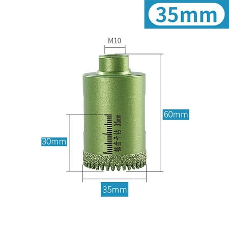 

20-60Mm M10 Dry Drilling Hole Saw Opener Diamond Drill Bit For Marble Concrete