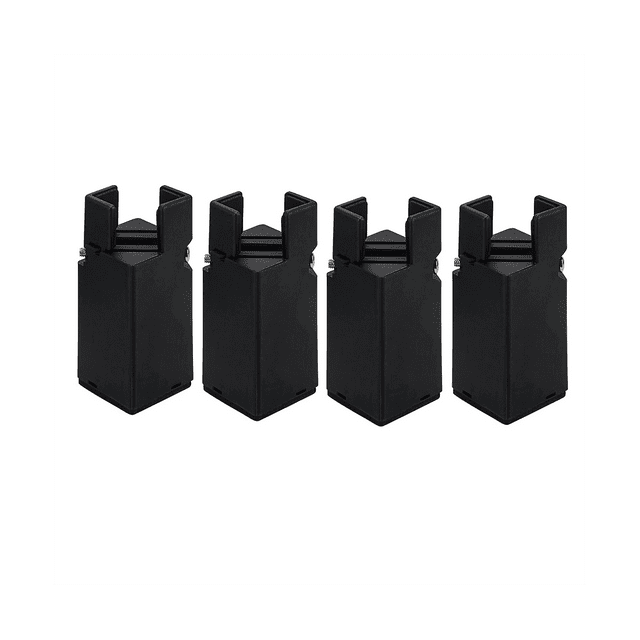 Furniture Risers with Adjustable Screw Clamp,Table Risers Chair Risers Bed Risers 4 Inch,Fit Square/Round Chair Leg