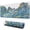 Vagues Colorées, variante sur Blue Waves Tapis de Souris Imperméable Lavable pour Bureau Maison Travail Gaming Tapis de Souris Base en Caoutchouc avec Bords Cousus 31.5x11.8 Pouces