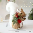 thumbnail image 2 of Simulated Animal Foam Model Decoration Static Squirrel Ornaments For Home Desktop Christmas Decoration, Realistic Exquisite Design With Fluffy Tail And Natural Details, Brings, 2 of 5