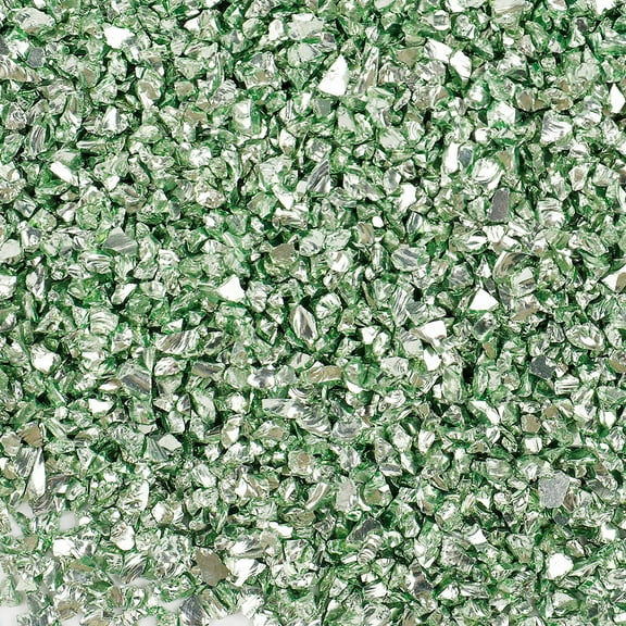 XmhyTop-A 100g Decorative Glass Stones - Crushed Glass for Crafts, Resin Art Glitter, Vase Filler Glass Stones, Irregular Broken Glass, Epoxy Resin Mix-Ins, Decorative Glass Chips,S18