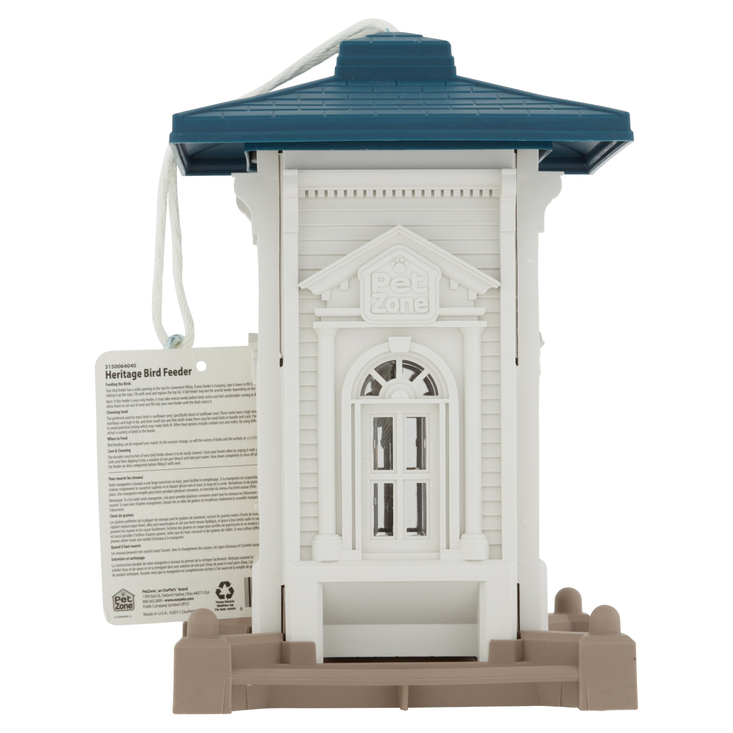 Pet Zone Heritage Bird Feeder Walmart Com