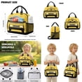thumbnail image 5 of Kuiaobaty Taxi Pattern 3 Pcs Backpack Set with Pencil Case for Kids Boys 17 Inch Backpack and Lunch Bag Set with Bottle Holder Multi Pockets Bookbag with Pencil Bags for School Camping, 5 of 7
