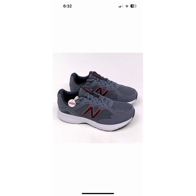 New Balance 460 v3 Men's Size 8 4E X Wide Grey Red NB Running Shoes M460LS3 Nwb