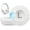 Cooling Gel-White, variant on SOULWIT Protein Leather Professional Ear Pads Cushions Replacement for Beats EP Wired On-Ear Headphones, Ear Pads with High-Density Noise Isolation Foam - Black