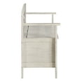 thumbnail image 5 of Metro Entry Way Bench in Engineered Wood Distressed White Finish, 5 of 5