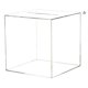 thumbnail image 1 of Caja de ahorro de dinero de acrílico transparente para ahorro de efectivo, banco para adultos que no se puede abrir para dinero real, banco de monedas, tarro de cambio transparente, 12*12CM, 1 of 5
