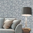 thumbnail image 4 of Fine Decor Zinnia Mustard Floral Paste The Wall Non Woven Wallpaper, 20.5-in by 33-ft, 56.4 sq. ft., 4 of 10