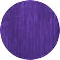 thumbnail image 1 of Ahgly Company Indoor Round Abstract Purple Contemporary Area Rugs, 3' Round, 1 of 4