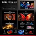 thumbnail image 3 of TCL 85" Class QM8K Series QD-Mini LED QLED 4K UHD Smart Google TV (NEW, 2025) - 144Hz, Local Dimming, CrystGlow WHVA Panel - 85QM8K, 3 of 23