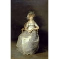 thumbnail image 2 of Goya, Francisco De 22x32 White Modern Wood Framed Museum Art Print Titled - The Countess of Chichon, 2 of 4