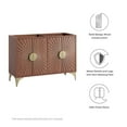 thumbnail image 3 of Modway Daylight 48" Double Sink Compatible (Not Included) Bathroom Vanity Cabinet in Walnut, 3 of 9