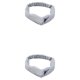 thumbnail image 2 of Diademas para mujer Sonducket diademas elásticas de punto deportivas turbante bandanas bandas para el cabello accesorios envolventes 2Conjunto Gris claro, 2 of 6