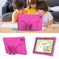 thumbnail image 4 of Dteck for Samsung Galaxy Tab A9 Case with Kickstand Butterfly Wings, Rugged Butterfly Kids Case Cover w/ Shoulder Strap for Galaxy Tab A9 8.7" Tablet SM-X110/X115/X117,Rose, 4 of 6