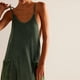 thumbnail image 5 of Pantalones Monos Cuello en V Una pieza Color sólido Bolsillos para mujer Traje diario Kuymtek Verde T XL para Mujer, 5 of 6