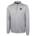 thumbnail image 2 of Men's Cutter & Buck  Gray Portland Sea Dogs Big & Tall Stealth Heathered Quarter-Zip Pullover Top, 2 of 3