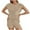 00 # Khaki, variant on REORIAFEE Casual Workout Casual Outfit Women Set Loungewear Activewear Gym Sets Spring Summer Loose Casual Set Pocket Women's Knit Beige M