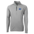 thumbnail image 2 of Men's Cutter & Buck Gray Air Force Falcons Adapt Eco Knit Stretch Recycled Quarter-Zip Pullover Top, 2 of 3