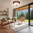 thumbnail image 4 of Lámpara De Techo, Luz Ideal, Plafón P-26 Madera., 4 of 5