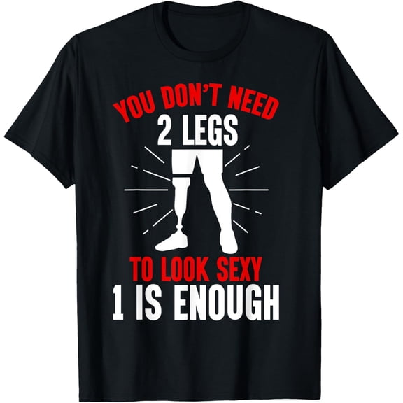 Leg amputee amputation T-Shirt100% cotton