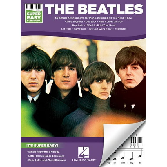 Pre-Owned The Beatles: Super Easy Songbook: 60 Simple Arrangements for Piano Paperback