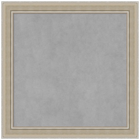 Amanti Art Mezzo Silver Framed Magnetic Board 24 x 24 in.