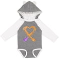 thumbnail image 3 of Inktastic Fire Heart Dragons Boys or Girls Long Sleeve Baby Bodysuit, 3 of 5